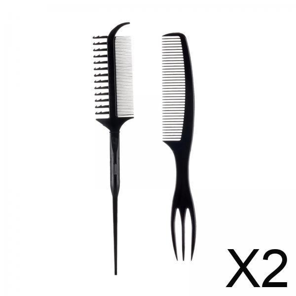 2x Peine De Cola De Peluquería Peine Para Peinar El Cabello Para Hombres Todo Tipo De Cabello Salón