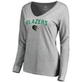 thumbnail image 2 of Women's Ash UAB Blazers Proud Mascot Long Sleeve T-Shirt, 2 of 3