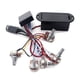 thumbnail image 2 of Potenciómetro dual de guitarra con circuito de preamplificador Eq de 3 bandas para pastilla de bajo activa, 2 of 5
