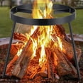 thumbnail image 1 of Siabc-Trépied de Feu de Camp pour Four Hollandais, Trépied de Camping Portable pour Cuisson à Feu Ouvert, Support de Cuisson Résistant à la Rouille, 1 of 4