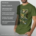 thumbnail image 6 of Men's Nintendo Zelda Anime Comic Strip  Graphic Tee Military Green X Large, 6 of 8