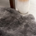 thumbnail image 2 of super area rugs  australian sheepskin fur handmade rug (4' x 6'), 2 of 6