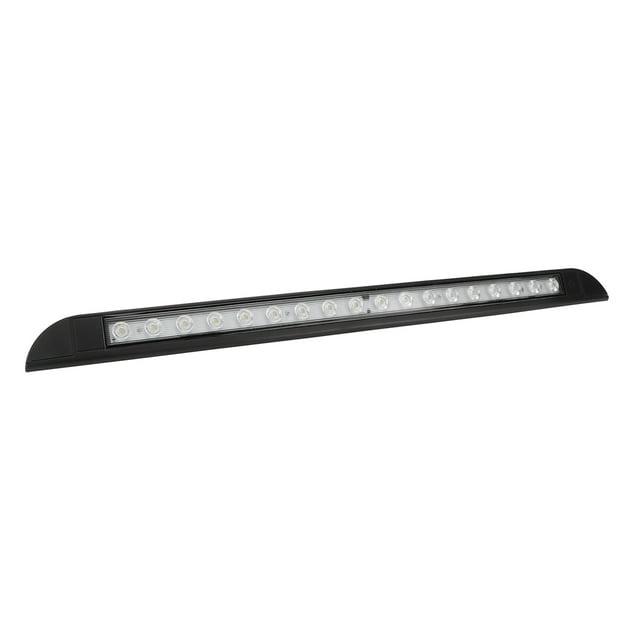 Barra de luz interior LED con interruptor táctil 12V 6W 6000K 1000LM Tira de lámpara universal para remolques RV CampersNegro