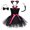 #2, variant on 4 Pieces Black Cat Costume Set Cat Ears Headband Black Tail Bowtie Tutu Skirt Cosplay Halloween Costume