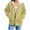 Yellow, variant on Lindreshi Womens Fall Fashion Zip up Hoodie Women Women's Casual Printed Zippered Long Sleeved Hooded Sweater Jacket Top