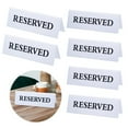 thumbnail image 1 of 6 Pcs Reserved Table Signs, Acrylic Waterproof Clear Reserved Holder Table Signs, 1 of 8