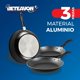 thumbnail image 2 of Juego 3 Sartenes Con Antiadherente Aluminio 18 20 24cm Negro, 2 of 8