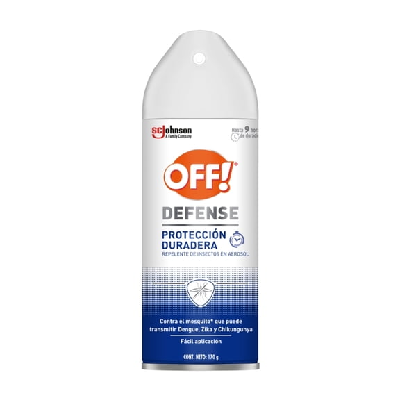 Repelente de Insectos en Aerosol OFF! Defense 170gr