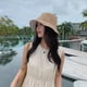 thumbnail image 5 of Sombrero de pescador de doble cara con circunferencia de 56-58 cm, sombrero de pescador para mujer, sombrero de pescador que cubre la cara, protector solar, sombrilla, sombrero de lavabo, 5 of 5