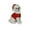 B, variant on Cute Christmas Hat Dog Figurines – Resin Corgi, Bichon, and Labrador Holiday Decorations – Miniature Tabletop Ornaments for Christmas Decor, Gift for Dog Lovers