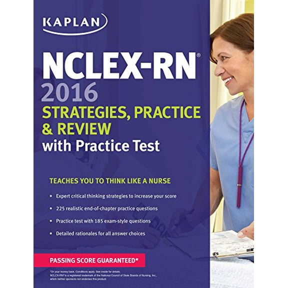 Pre-Owned NCLEX-RN 2016 Strategies, Practice and Review with Practice Test (Kaplan Test Prep) (Paperback) 1506202209 9781506202204