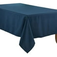 thumbnail image 4 of Fennco Styles Classic Everyday Design Solid Color Tablecloth 84" W X 84" L - Navy Blue Table Cover for Home Décor, Baquets, Family Gathering and Special Occasion, 4 of 5