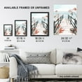 thumbnail image 3 of Artery8 Beach Trail Soft Pastel Red Blue Boho Floral Bathroom Toilet Unframed Wall Art Print Poster Home Decor Premium, 3 of 3