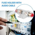 thumbnail image 2 of Car Stereo 8 Gauge Support Fuse Holder and Fuse 60 Amp Audio Cable, 2 of 8