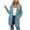Sky Blue, variant on Womens Casual Fleece Mid Long Sweater Cardigans with Pockets Collared Lightweight Soft Warm Fashion Long Jacket (Small, Purple)