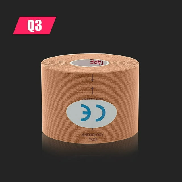 2pcs 5m Sports Waterproof Kinesiology Tape Stickers Athletic Bandage Mcomcle Recovery Protector Strapping Pain Relief Tennis Gym