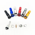 thumbnail image 2 of 4 válvulas de aluminio para neumáticos, válvula de neumático TPMS de fondo plano y redondo para automóviles de pasajeros, TR525, compatible con la mayoría de los automóviles, 2 of 5