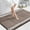 Brown, variant on Non-Slip Bathroom Rug 30" x 46" - Super Absorbent & Quick Dry Shaggy Microfiber Bath Mat, Machine Washable Plush Throw Rug for Bathtub, Shower and Sink, Light Grey