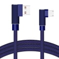 thumbnail image 1 of Maoww Double Elbow USB Cable 2A Sync Data Nylon Woven TPE High Speed Charging Cable for Android/IOS/Type-C, 1 of 8