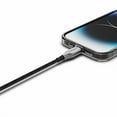 thumbnail image 2 of Cygnett Armoured Lightning to USB-C Fast-Charging Cable 30W (1m, Black) Black 1m, 2 of 2