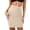 Khaki, variant on GJSYRH High Waist Half Shapewear for Women Under Dress Shapewear Skirt Tummy Control Body Shaper Skirt