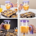 thumbnail image 2 of Pancake Batter Dispenser with Squeezes Handle – Evenly Dispense Batter for Pancakes,Waffles,Brownie,Premium Batters Dispenser,Baking Tool with Measurement Scale for Breakfast, Easy Clean(2PC), 2 of 9