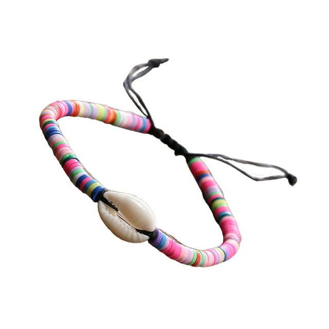 1 Ensemble de Bracelets Tressés Faits à la Main Bracelet Confortable Exotique Adolescentes Accessoire de Mode pour Robe Quotidienne Coloré
