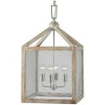 thumbnail image 1 of Uttermost Nashua 4 Light Wooden Lantern Pendant, 1 of 3