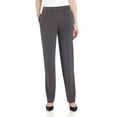 thumbnail image 1 of Briggs New York Pull On Dress Pant Average Length & Short Length, Heather Grey, 10, 1 of 4