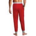 thumbnail image 2 of Champion, Adult Mens, Rib Cuff Vertical Logo Pajamas Sleep Pants, Sizes S-2XL, 2 of 5