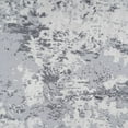 thumbnail image 4 of KUKOON Silver Grey Marble Contemporary Washable Area Rug, 4 of 5