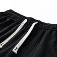 thumbnail image 4 of EOYWHK Mens Shorts Breathable Relaxed Fit Multi Pocket Mens Casual Shorts Soft Lightweight Breathable for Basketball Running Gym Black, Size L, 4 of 9
