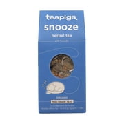 Teapigs Snooze Sleepy Tea Bags, 15 Count, Herbal Blend Of Apple, Lavender & Chamomile, Calming Organic Herbal Tea