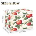 thumbnail image 5 of Yayeee Collapsible Cube Storage Bin with Lid Fabric Closet Decorative Basket with Handles, Apples Flower Pattern, 5 of 7