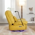 thumbnail image 5 of Furvclv Reclining Chair With Soft Thickened Cushions Wide Backrest Mobile Phone Holder 95° To 155° Adjustable Angle USB Charging Massage Recliners, 5 of 9
