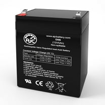 Opti-UPS TS650 12V 5Ah UPS Battery - This Is an AJC Brand Replacement