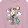 thumbnail image 3 of Toy Story - Woody Pastel - Women's Racerback Tank Top, 3 of 5