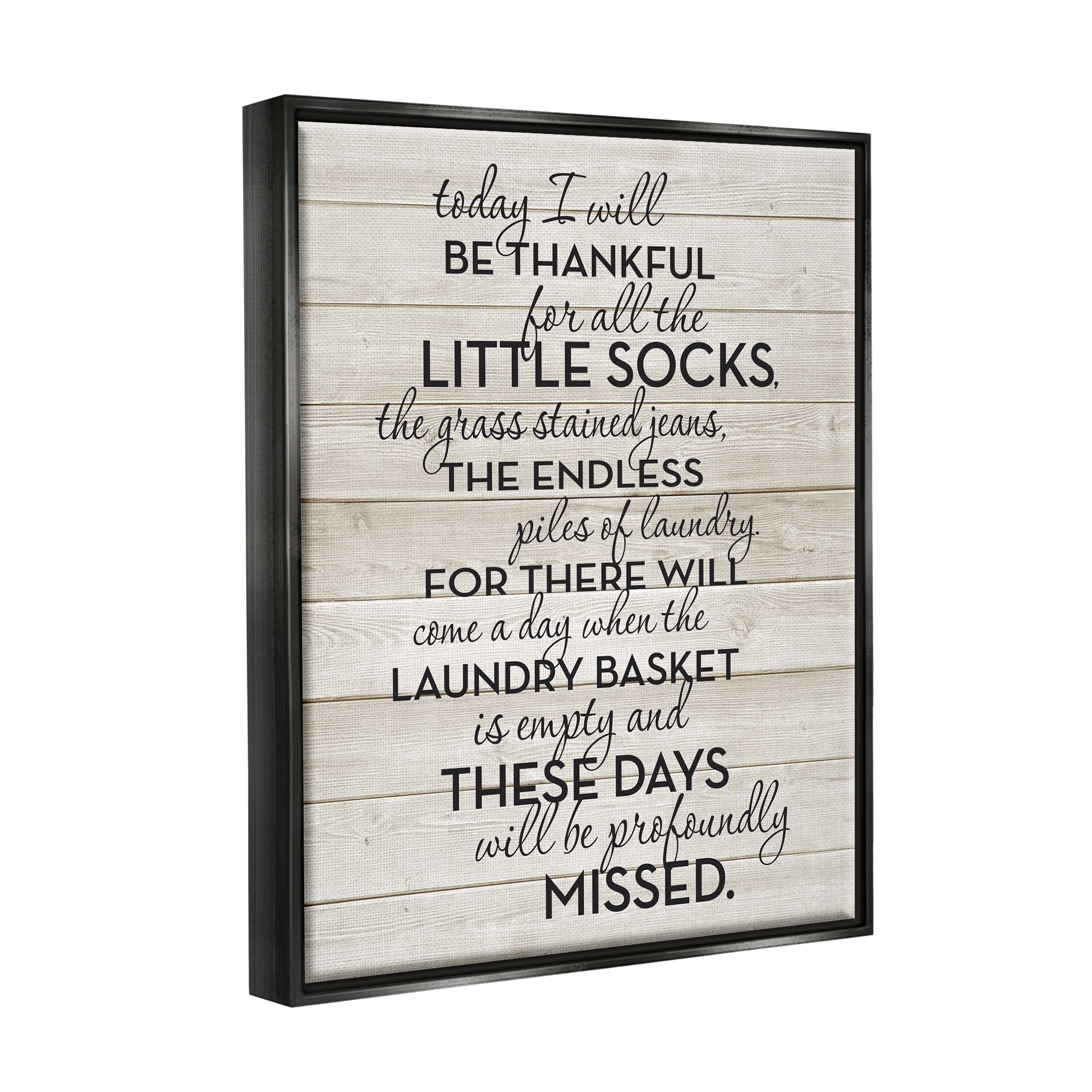 Stupell Industries Rustic Parenting Phrase Inspirational Painting Black Floater Framed Canvas Art Print Wall Art, 25 x 31