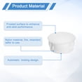 thumbnail image 3 of Uxcell 28 Pcs 18mm (23/32 Pouces) Panneau Rond à Encliqueter, Blanc, 3 of 6