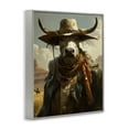 thumbnail image 4 of Stupell Industries Rustic Cattle Cowboy Novelty Painting Gray Framed Art Print Wall Art, 24 x 30, 4 of 10