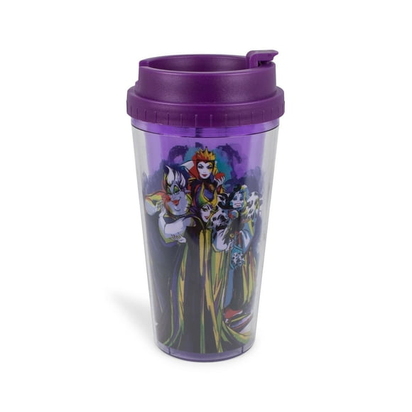 Taza de viaje Silver Buffalo Disney Villains, 480 ml, Bad Vibes