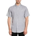 thumbnail image 1 of Ezekiel Chemises à Rayures Chevron Coupe Régulière pour Hommes, Gris, XX-Grand, 1 of 5