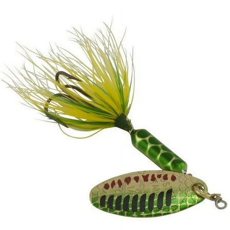 UPC: 0042965389653 | Yakima Bait Worden s Rooster Tail Lure Metallic Gold & Green Pirate 1/8 oz.