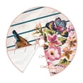 thumbnail image 3 of Bingfone Christmas Tree Skirt Mat Christmas Decoration Interior 48"-Bird And Floral, 3 of 8