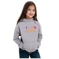 thumbnail image 2 of RUTAYY Children Girls Hoodies Back To School Autumn Winter Letter Printed Long Sleeve Warm Comfortable Leisure Trendy Hooded Sweatshirt, 2 of 4