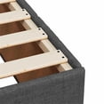 thumbnail image 2 of Bowery Hill Engineered Wood Twin Bed Frame in Dark Gray Fabric, 2 of 5