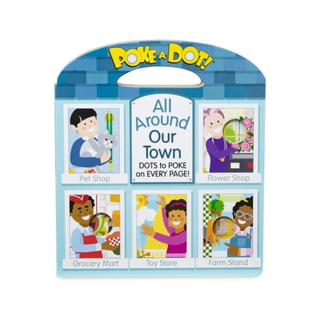 UPC: 0000772314381 | Melissa & Doug Children’s Book – Poke-a-Dot: All Around Our Town