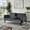 Gray, variant on Uspridefurniture Beniamino 78'' Velvet Square Arm Sleeper, Blue