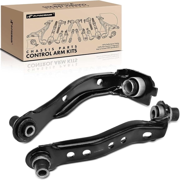 A-Premium 2 x Front Upper Control Arm with Bushing, Compatible with Nissan Sentra 2013-2019, Versa 2007-2012, Vertical Assist Link