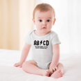 thumbnail image 2 of ABCD - Baby Clothes - Funny Newborn Bodysuit Outfits for Boys And Girls White-style-1 9months, 2 of 7